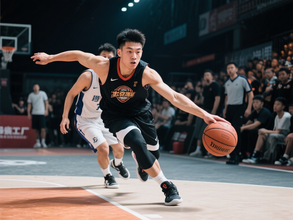 官业佳无疑是街球界的明星球员之一，他的抢